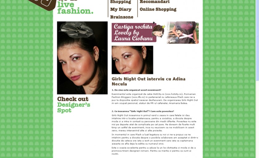 Despre Girls Night Out in Styleguide.ro