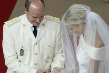 Nunta princiara in Monaco: Printul Albert si Principesa Charlene