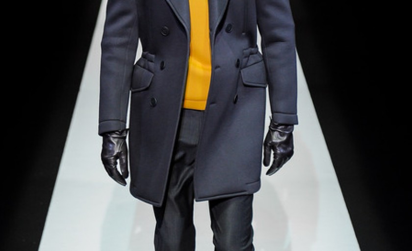Tendinte moda masculina toamna-iarna 2013-2014: Emporio Armani
