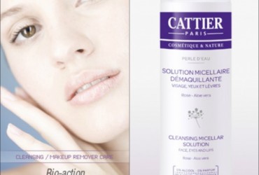Perle d’Eau (Cattier): solutia micelara bio cu apa florala de trandafiri