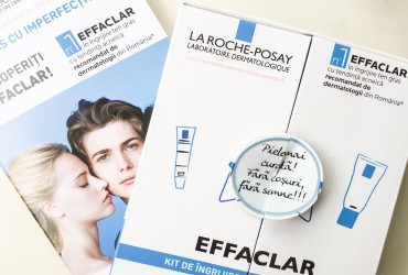 Kit-ul cadou La Roche-Posay Effaclar: produsele esentiale pentru ingrijirea tenului cu imperfectiuni